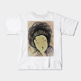 art deco sahara geisha by Jackie Smith , House of Harlequin Kids T-Shirt